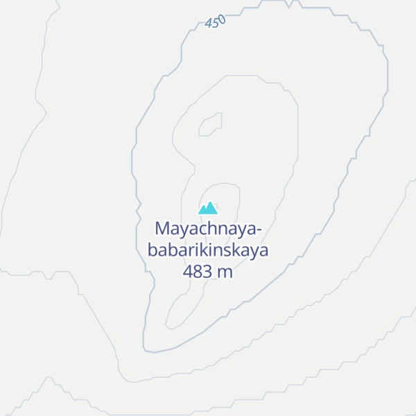 Map of Mayachnaya-babarikinskaya