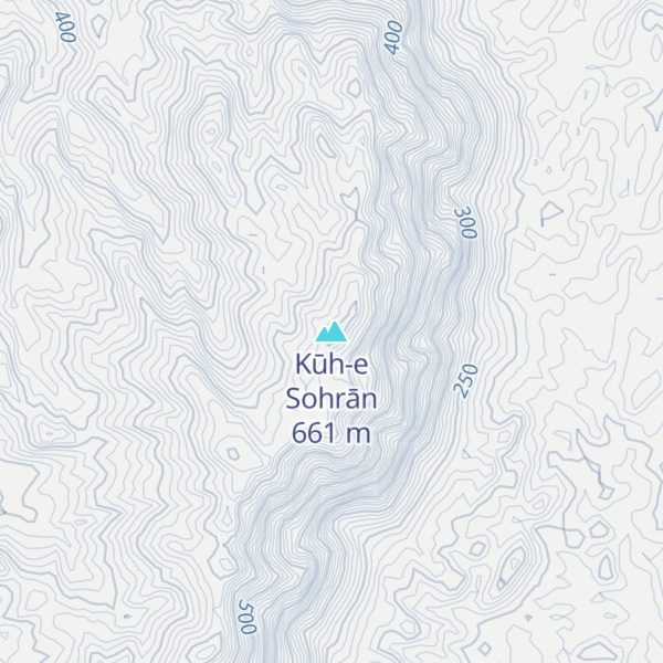 Map of Kūh-e Sohrān
