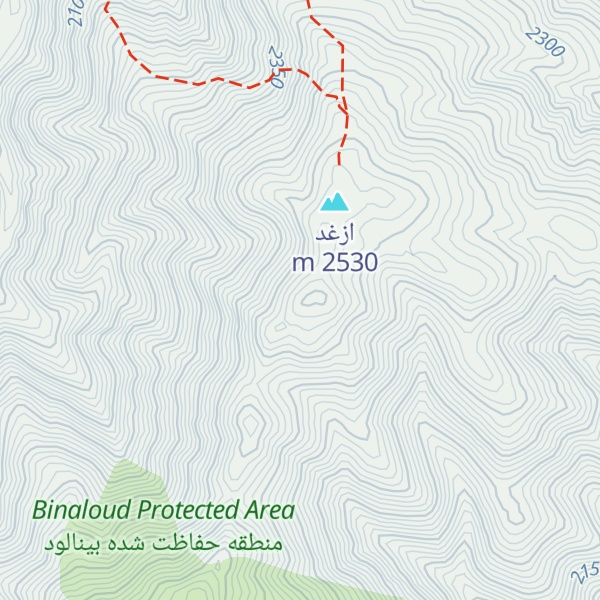 Map of Kūh-e Āsīābān