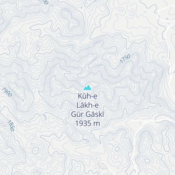 Map of Kūh-e Lākh-e Gūr Gāskī
