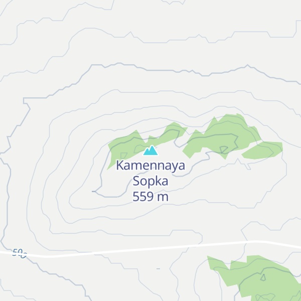Map of Kamennaya Sopka