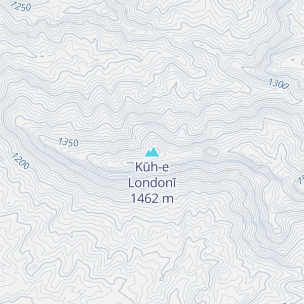 Map of Kūh-e Londonī