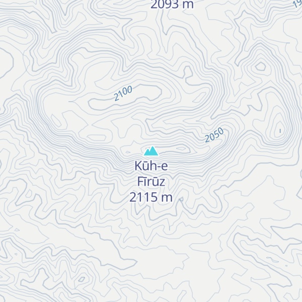 Map of Kūh-e Fīrūz