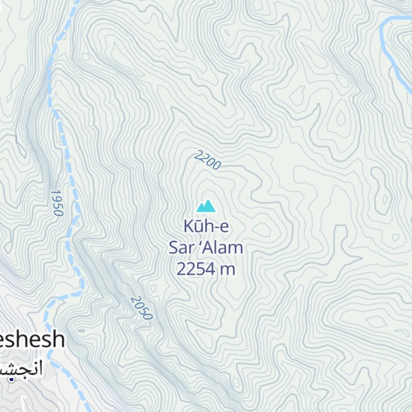 Map of Kūh-e Sar ‘Alam