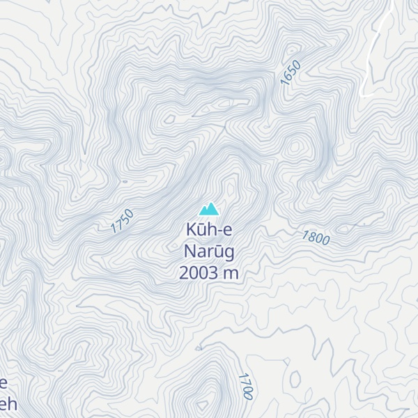 Map of Kūh-e Narūg