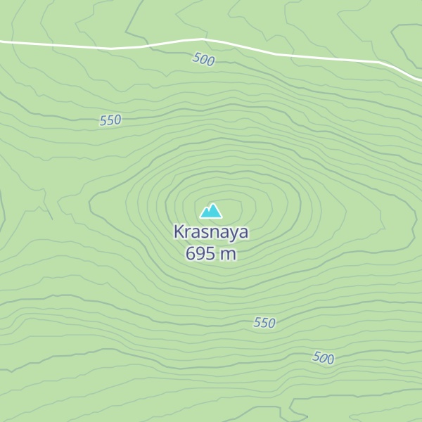 Map of Krasnaya