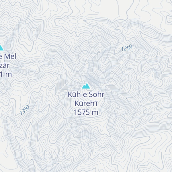 Map of Kūh-e Sohr Kūreh’ī