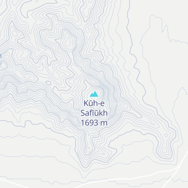 Map of Kūh-e Safīūkh