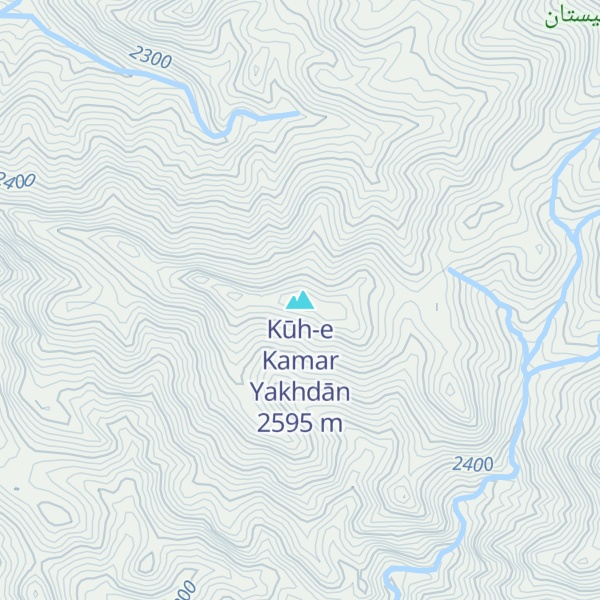Map of Kūh-e Kamar Yakhdān