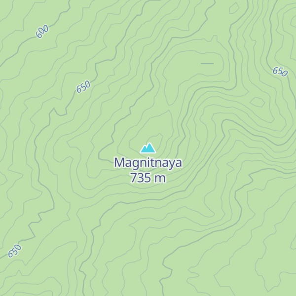 Map of Magnitnaya