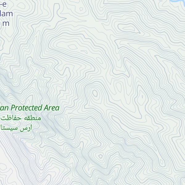 Map of Kūh-e Kāl-e Estark