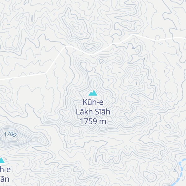 Map of Kūh-e Lākh Sīāh