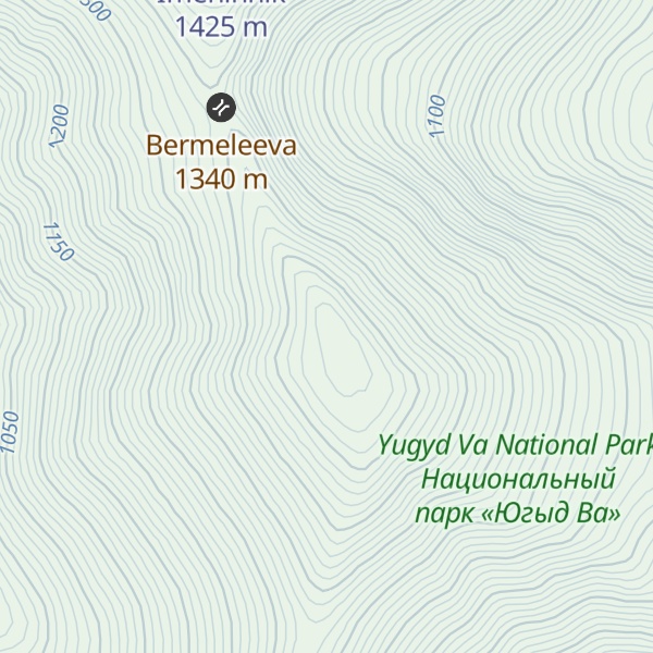 Map of Ozernaya Severnaya