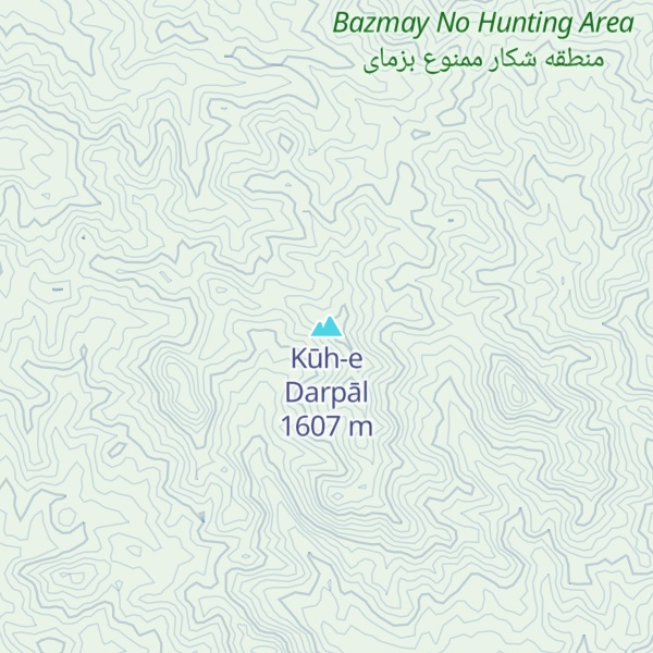 Map of Kūh-e Darpāl