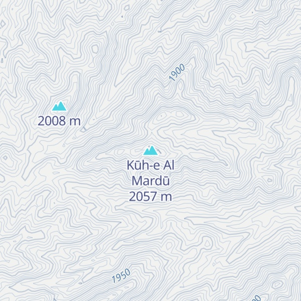 Map of Kūh-e Al Mardū