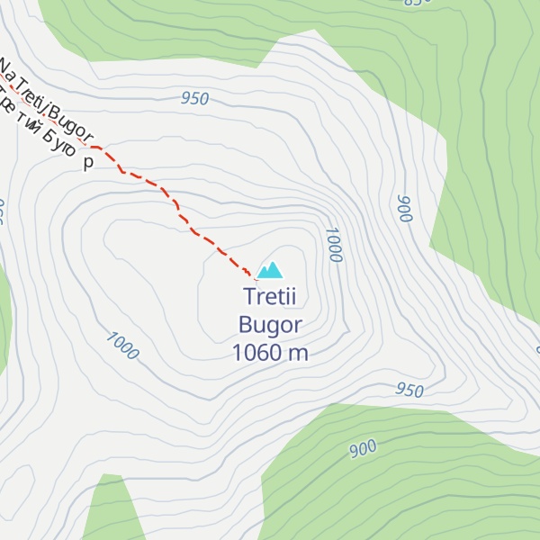 Map of Tretii Bugor