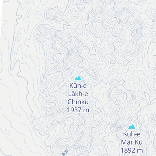 Map of Kūh-e Lākh-e Chīnkū