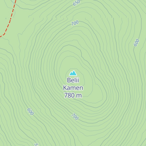 Map of Belii Kamen