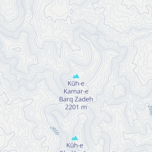 Map of Kūh-e Kamar-e Barq Zadeh