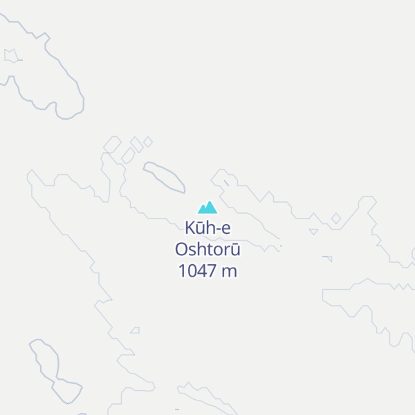 Map of Kūh-e Oshtorū