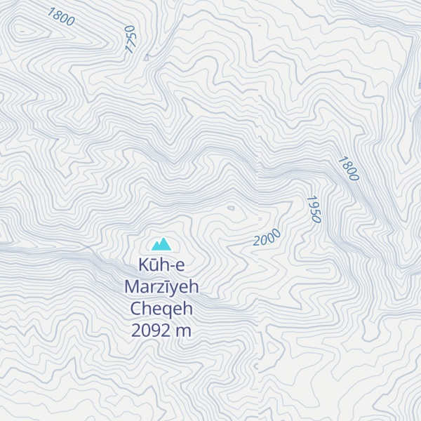 Map of Kūh-e Qat Nasr