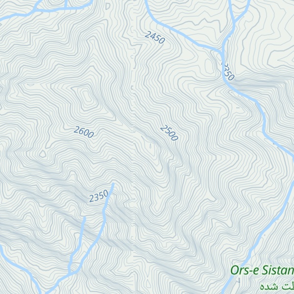 Map of Kūh Kamar-e Qal‘eh Rūneh