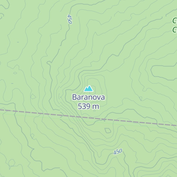 Map of Baranova