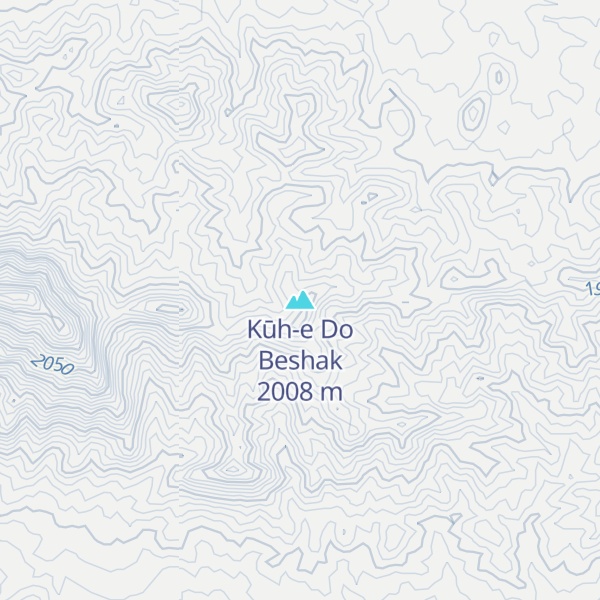 Map of Kūh-e Do Beshak