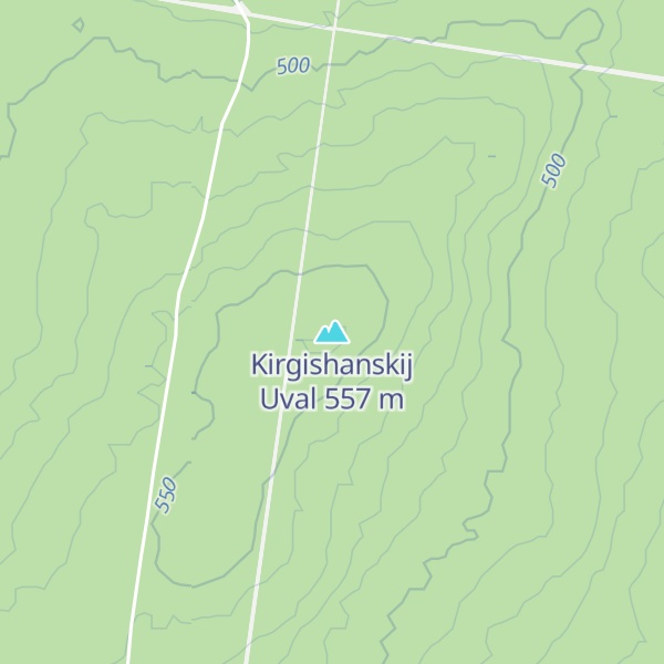 Map of Kirgishanskij Uval