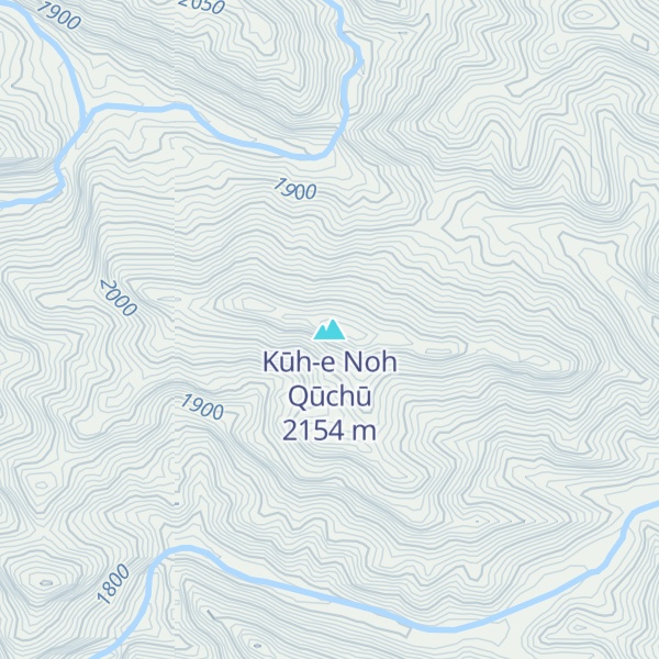 Map of Kūh-e Noh Qūchū
