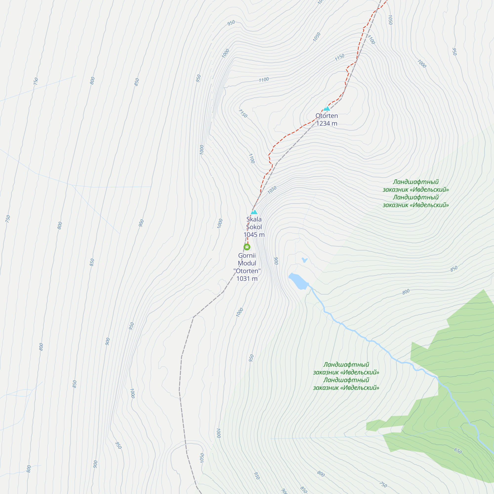 Gornii Modul "Otorten" map