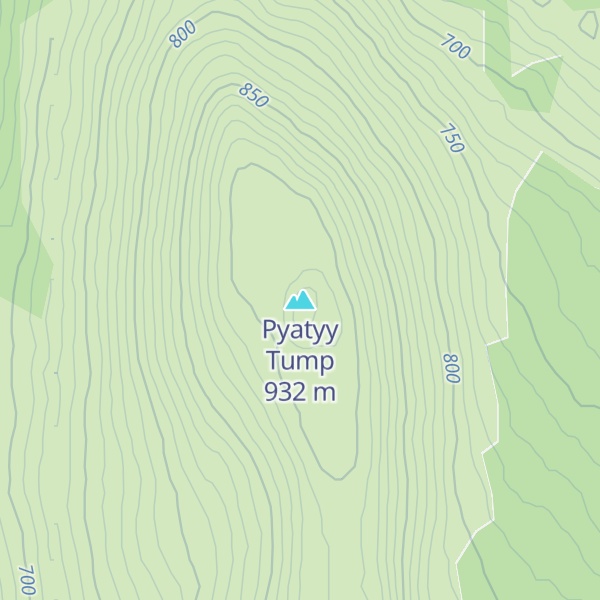 Map of Pyatyy Tump