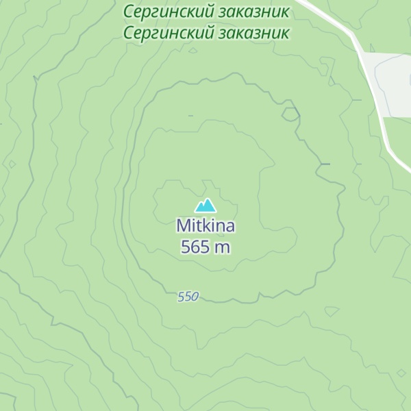 Map of Mitkina