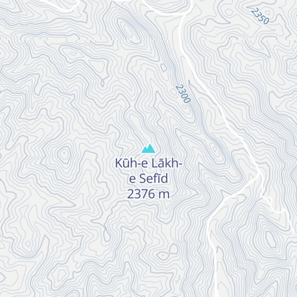 Map of Kūh-e Lākh-e Sefīd