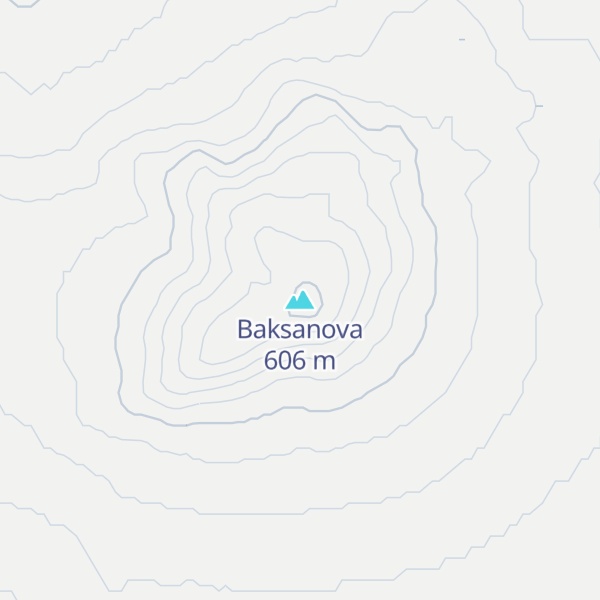 Map of Baksanova