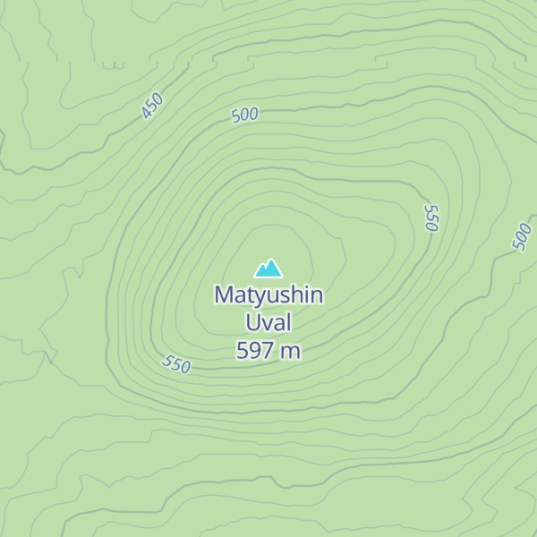 Map of Matyushin Uval