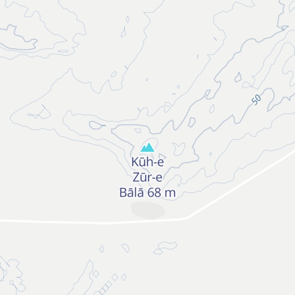 Map of Kūh-e Zūr-e Bālā