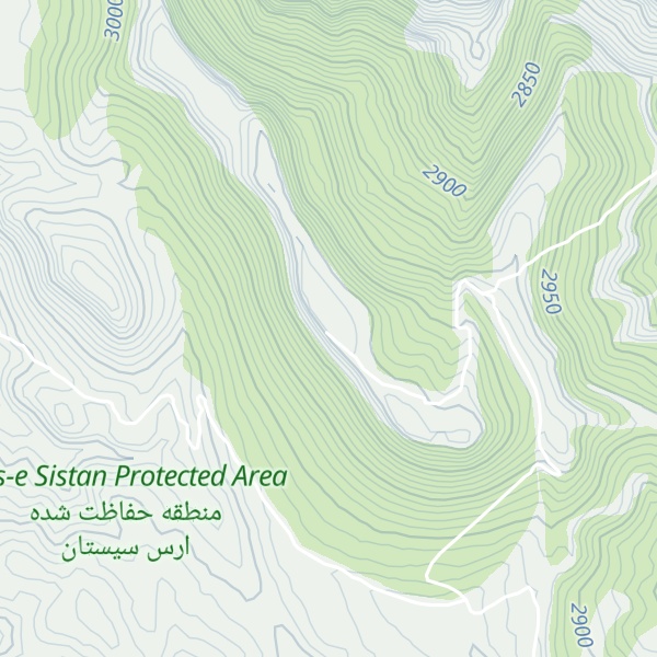 Map of Hezar Masjed