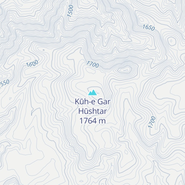 Map of Kūh-e Gar Hūshtar