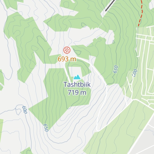 Map of Tashtbiik