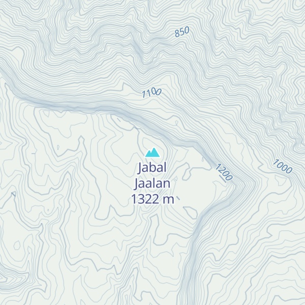 Map of Jabal Jaalan