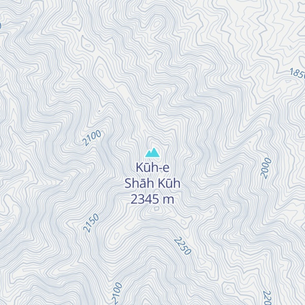 Map of Kūh-e Shāh Kūh