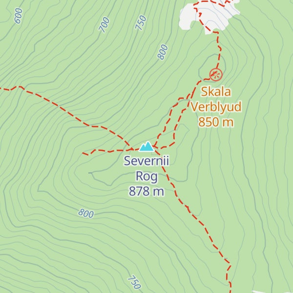 Map of Severnii Rog