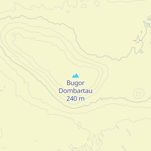 Map of Bugor Dombartau