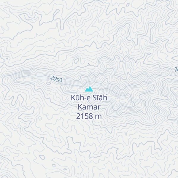 Map of Kūh-e Sīāh Kamar