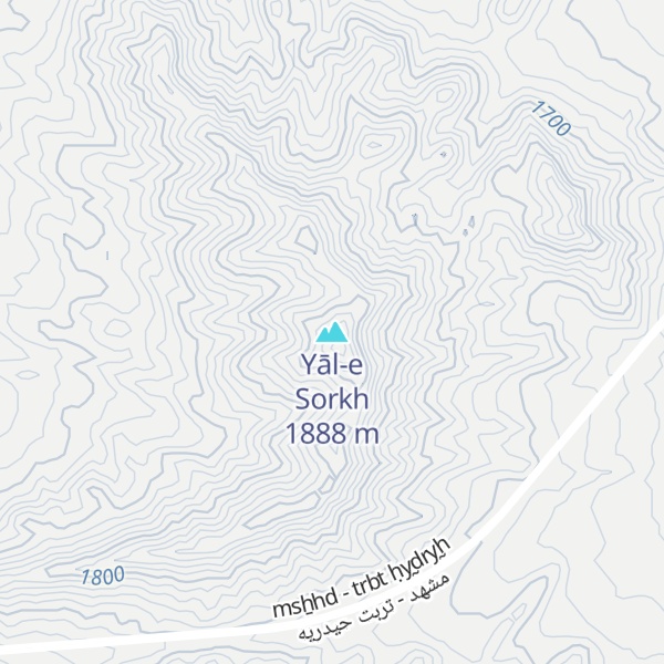 Map of Yāl-e Sorkh