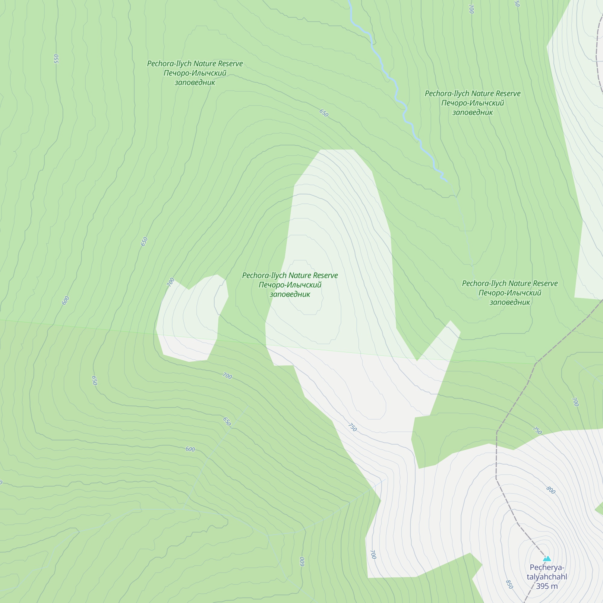 Gornii Modul - Severnii Ural map