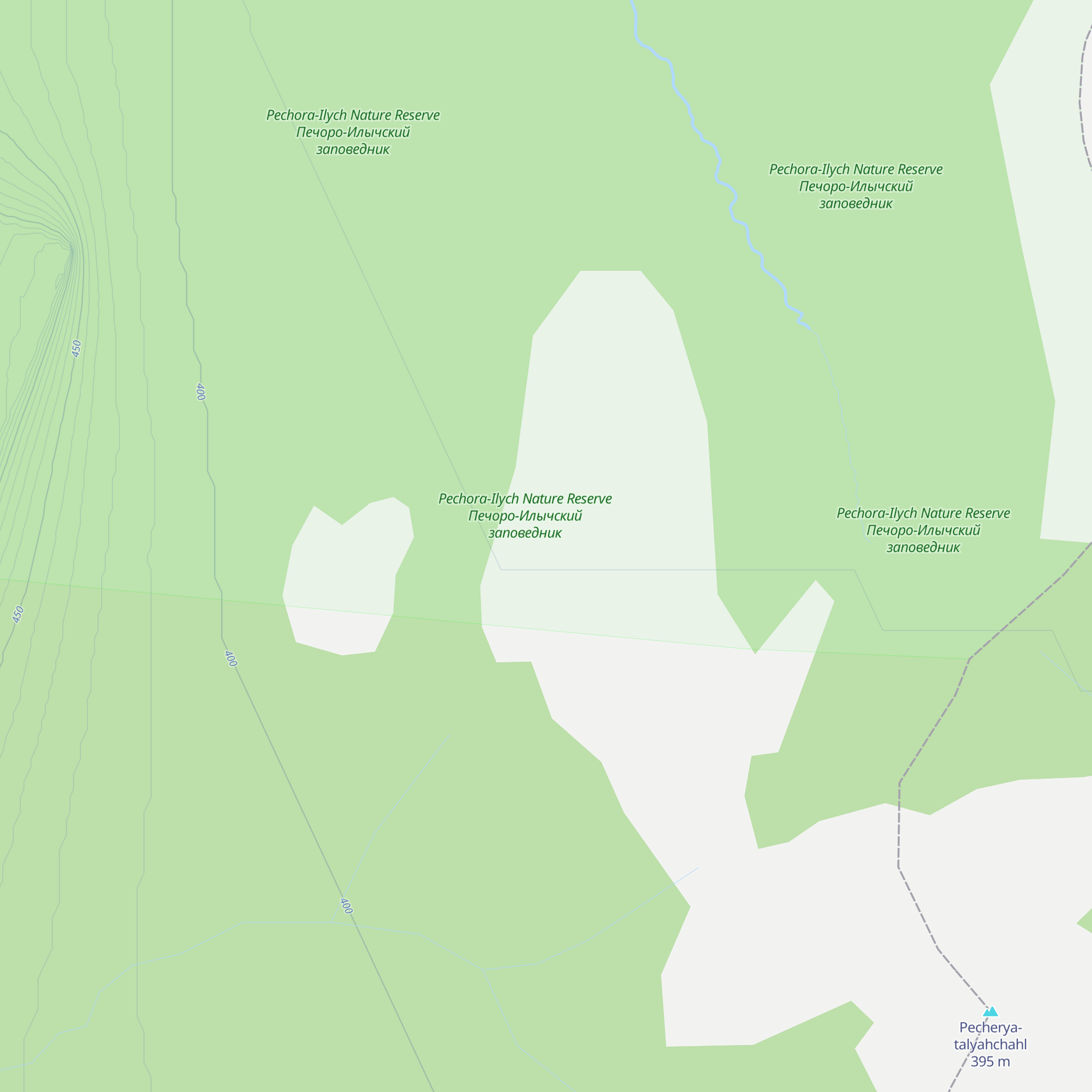 Gornii Modul - Severnii Ural map