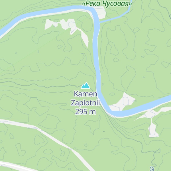 Map of Kamen Zaplotnii