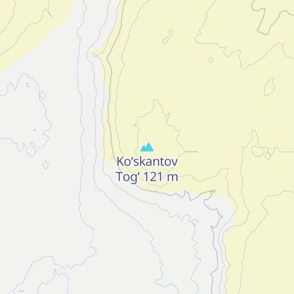 Map of Ko‘skantov Tog‘